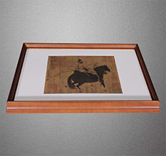 芦溪书画装裱配框服务案例